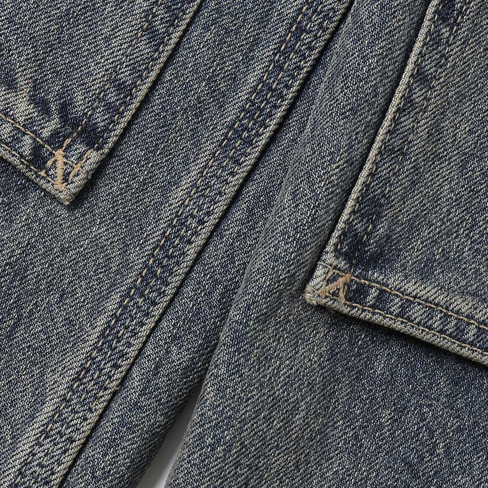 Vintage Washed Painter Denim Wide Pants