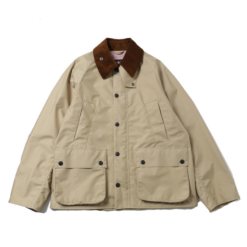 Nylon polyurethane laminate x cotton corduroy Barbour W name J909