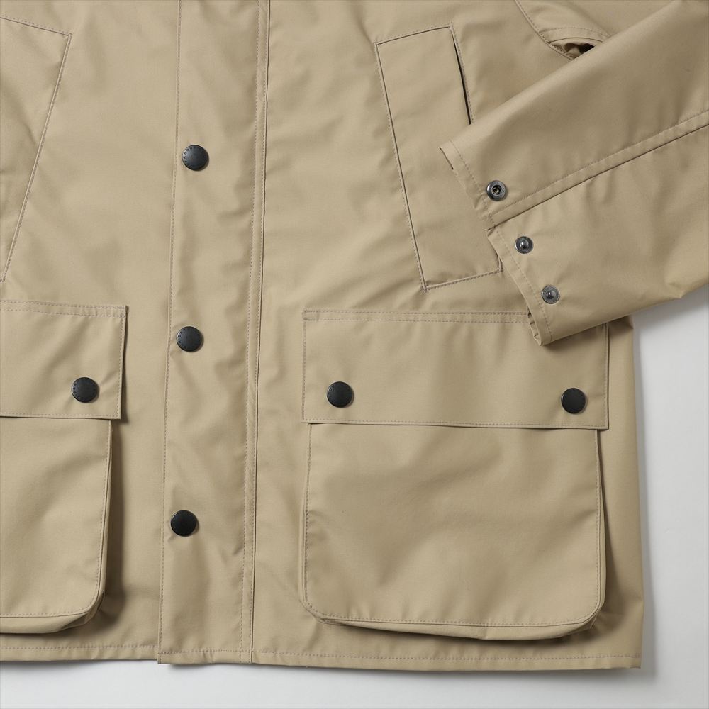 Nylon polyurethane laminate x cotton corduroy Barbour W name J909