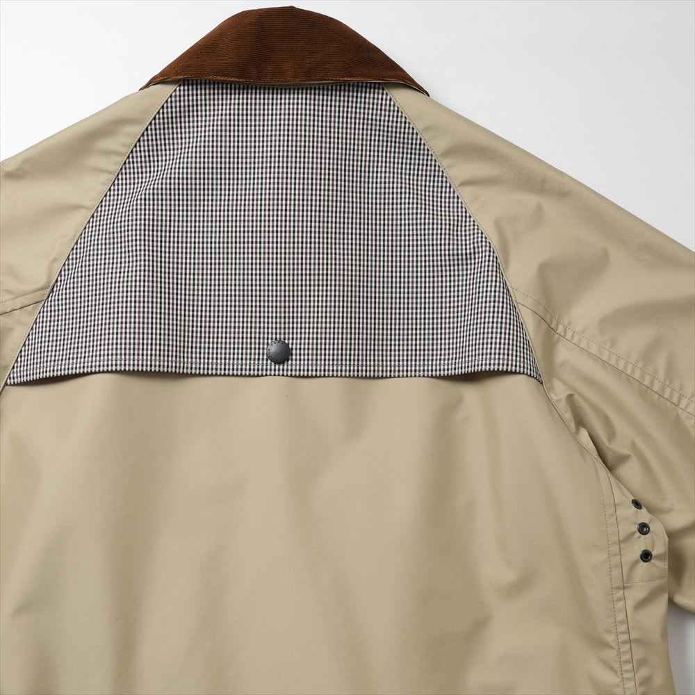 Nylon polyurethane laminate x cotton corduroy Barbour W name J909