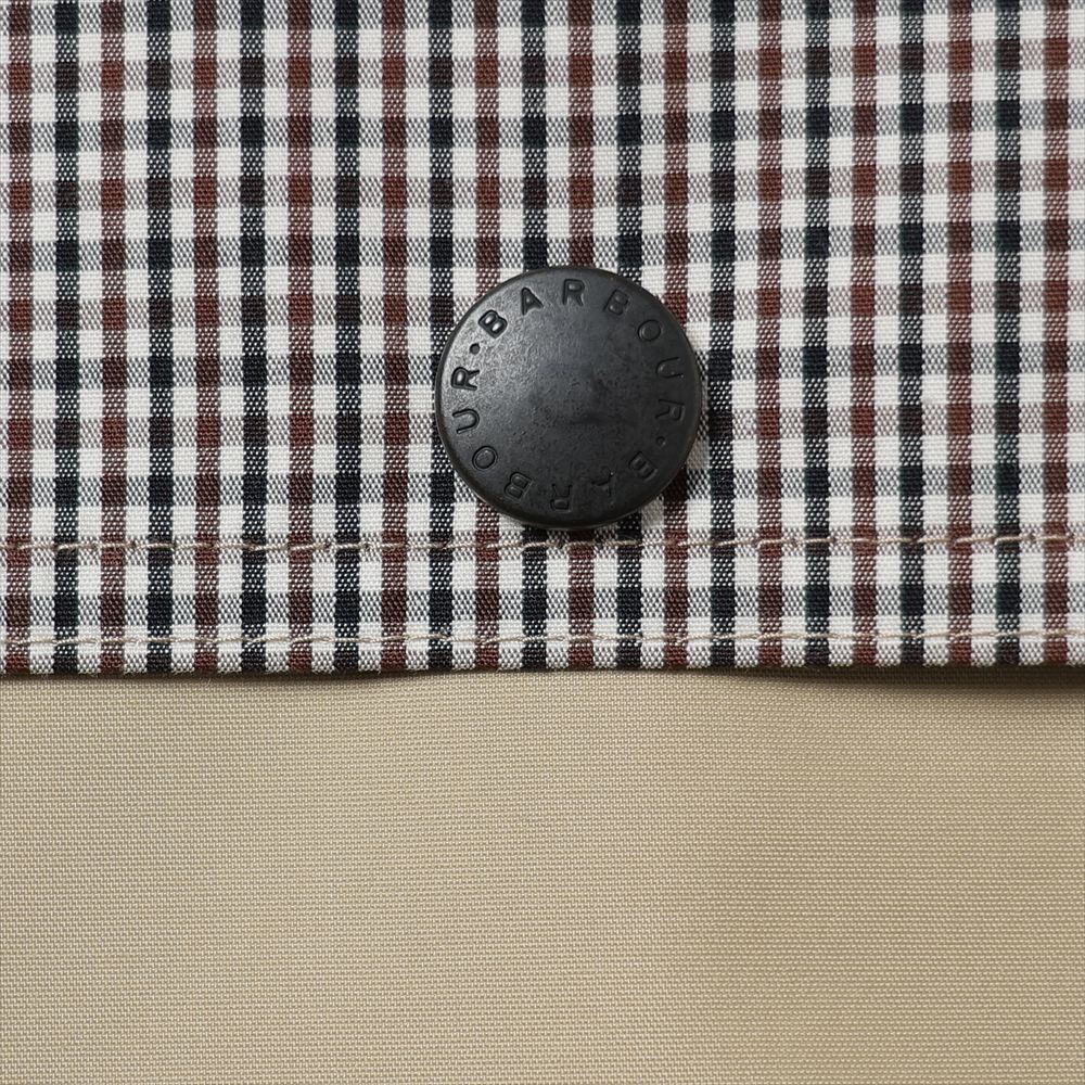 Nylon polyurethane laminate x cotton corduroy Barbour W name J909