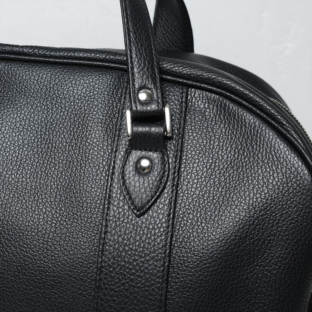 【DAIRIKU / ダイリク】Leather Boston Bag DAIRIKU [ Leather Boston Bag with Soup Acce ] Black | ロイド