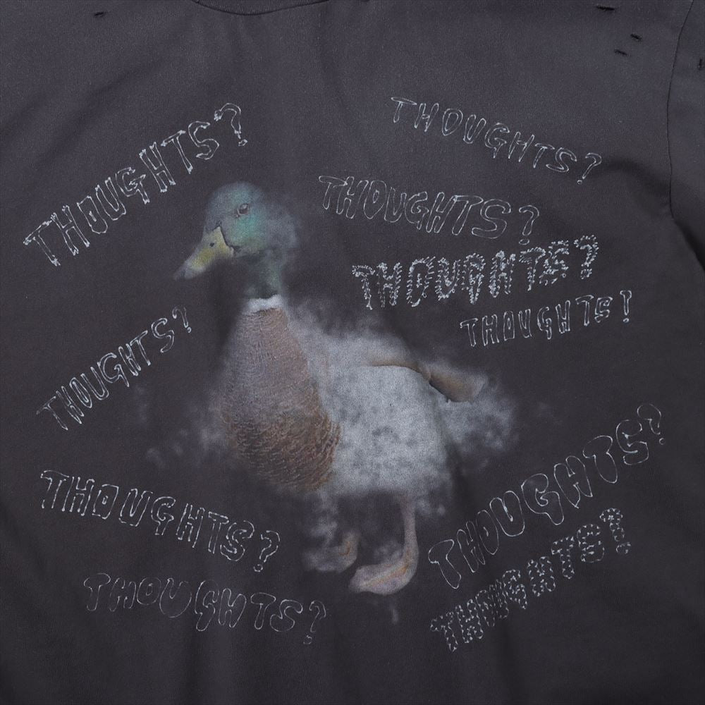 DISTRESSED LONG SLEEVES TEE