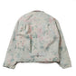 Rayon linen floral print x cowhide Levi's W-name J204