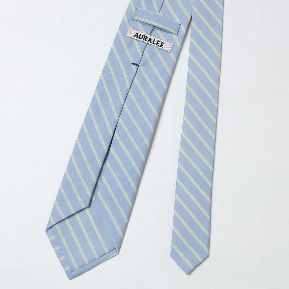 AURALEE) SUPER FINE WOOL STRIPE TIE (A26ST03WW) | AURALEE