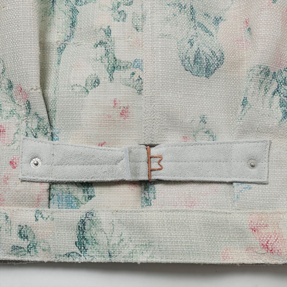 Rayon linen floral print x cowhide Levi's W-name J204