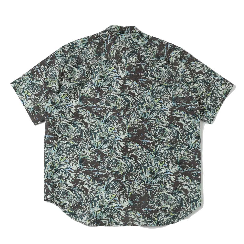 AURALEE) PRINTED AIRY SILK HALF-SLEEVED SHIRT (A26SS01AP