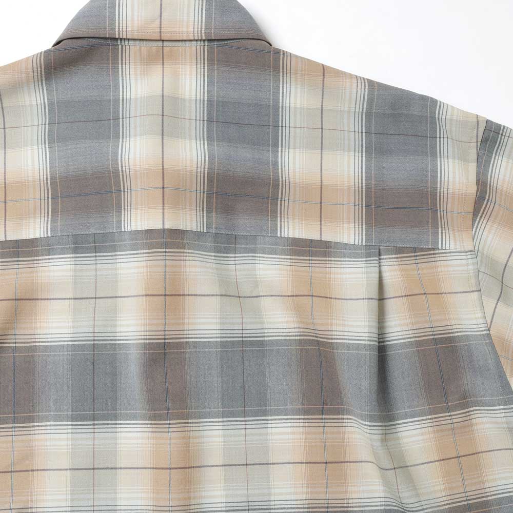 SUPER LIGHT WOOL CHECK SHIRT