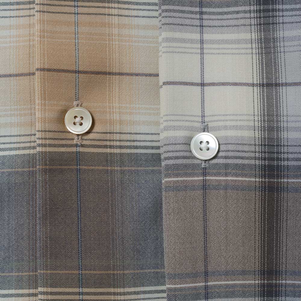 AURALEE) SUPER LIGHT WOOL CHECK SHIRT (A26SS01LC) | AURALEE
