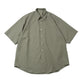 WASHED FINX TWILL BIG HALF SLEEVED SHIRT