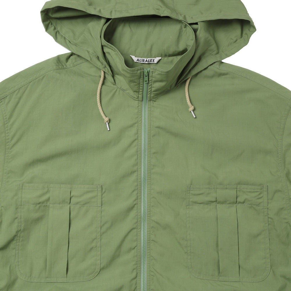 SUPER FINE COTTON LAWN HOODED BLOUSON