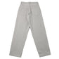 FADED HARD TWIST BROWN DENIM WIDE PANTS