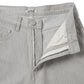 FADED HARD TWIST BROWN DENIM WIDE PANTS