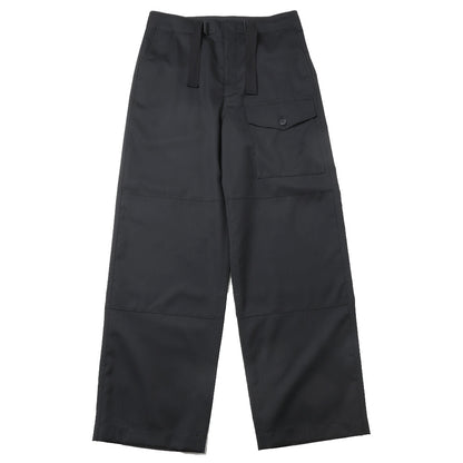 WOOL HERRINGBONE CARGO PANTS