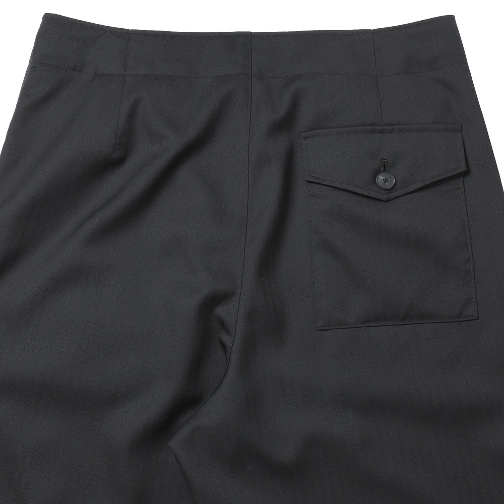 WOOL HERRINGBONE CARGO PANTS