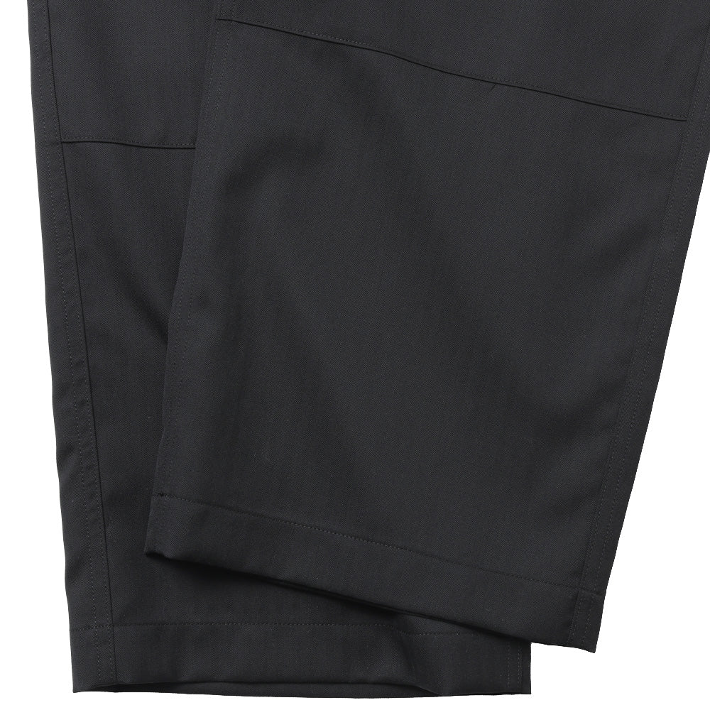 WOOL HERRINGBONE CARGO PANTS