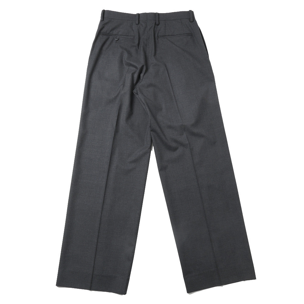 スーツ AURALEE TROPICAL WOOL TWO-TUCK SLACKS 4 AURALEE) ULTRA FINE TROPICAL WOOL TWO-TUCK SLACKS (A26SP02MT