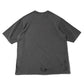 CREW NECK DAMADED TEE ORGANIC COTTON