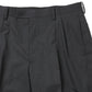 ULTRA FINE TROPICAL WOOL TWO-TUCK SLACKS