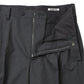 ULTRA FINE TROPICAL WOOL TWO-TUCK SLACKS