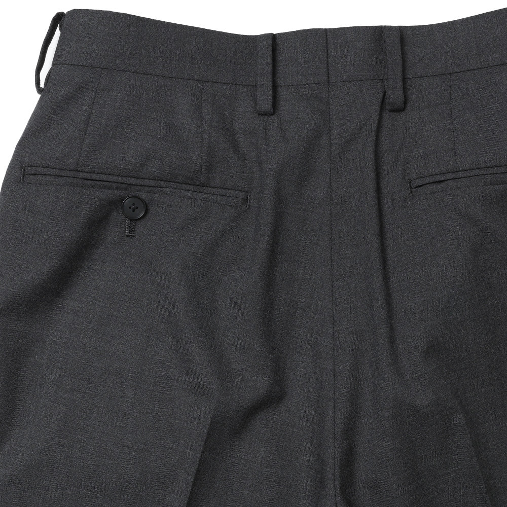 AURALEE) ULTRA FINE TROPICAL WOOL TWO-TUCK SLACKS (A26SP02MT