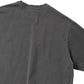 CREW NECK DAMADED TEE ORGANIC COTTON