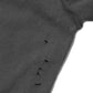CREW NECK DAMADED TEE ORGANIC COTTON