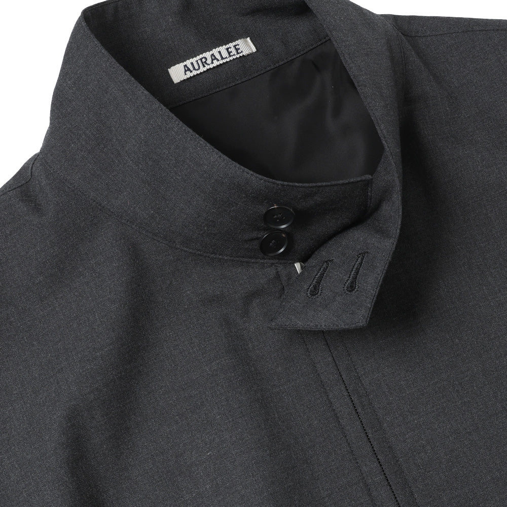 AURALEE) ULTRA FINE TROPICAL WOOL ZIP BLOUSON (A26SB01MT