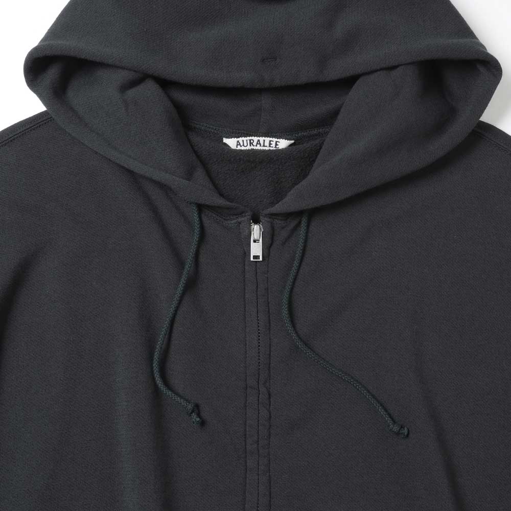 AURALEE(オーラリー) HIGH TWIST LIGHT SWEAT ZIP PARKA A26SP01MU