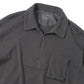 QUATER ZIP SILK NEP RIBED SHIRTS