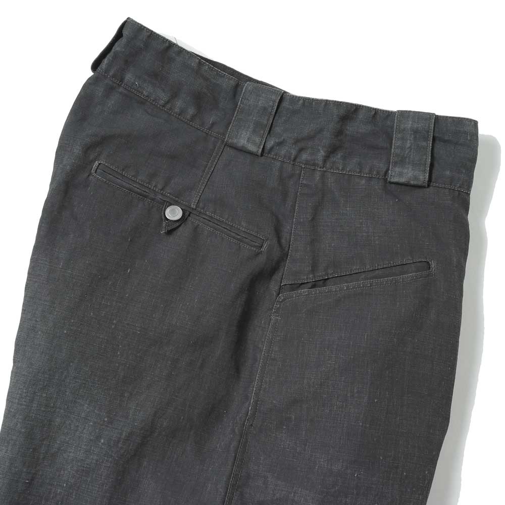 Vintage Black Linen Trousers