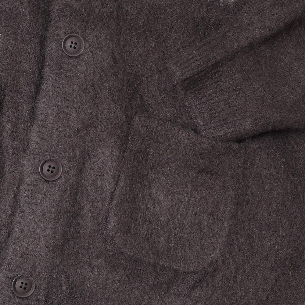 Brushed knit cardigan (Dragon and Tiger pattern)