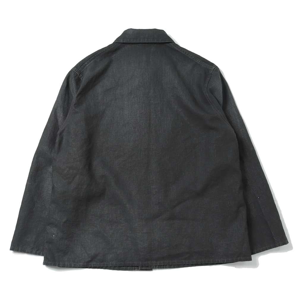 Vintage Black Linen Coverall