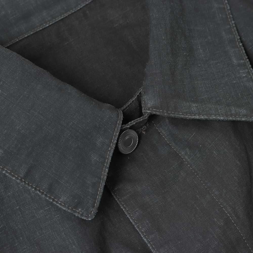 Vintage Black Linen Coverall