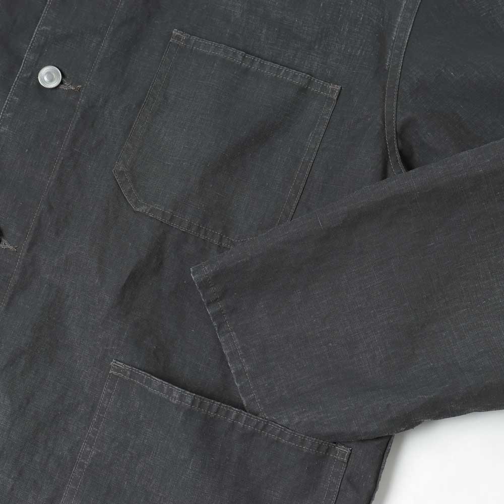 Vintage Black Linen Coverall