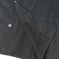 Vintage Black Linen Coverall
