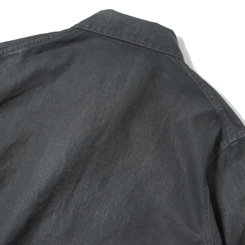 Vintage Black Linen Coverall