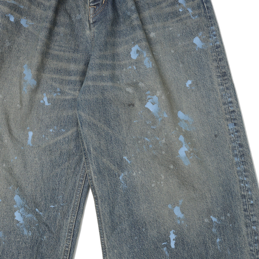 Paint Denim Wide Pants