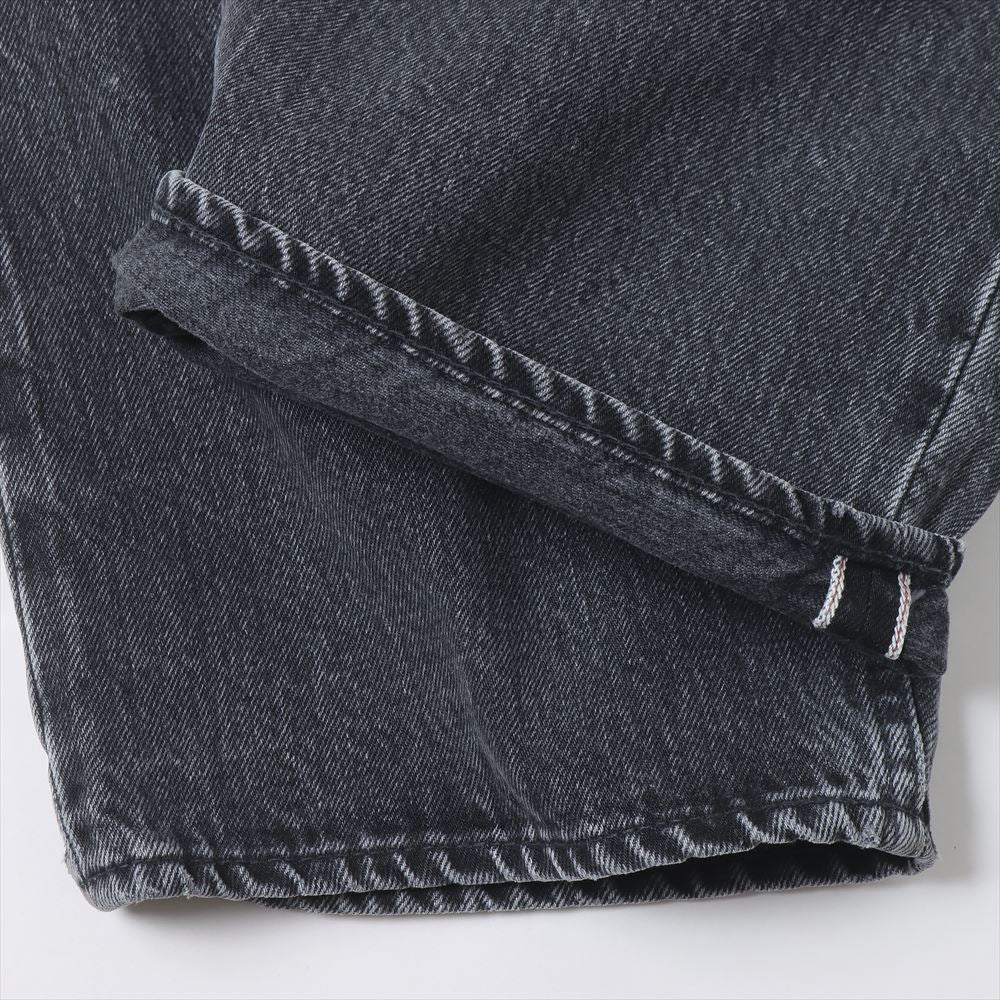 COCOON FIT JEANS ORGANIC COTTON 13.5oz SELVEDGE DENIM (FADED BLACK)