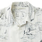 ORIGINAL PRINTED OPEN COLLAR SHIRTS(MARINE)L/S
