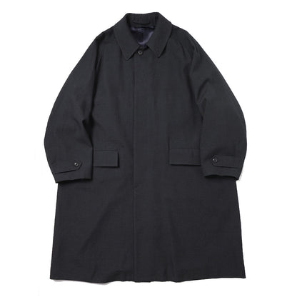 RAGLAN SLEEVE COAT TUMBLED WOOL SERGE