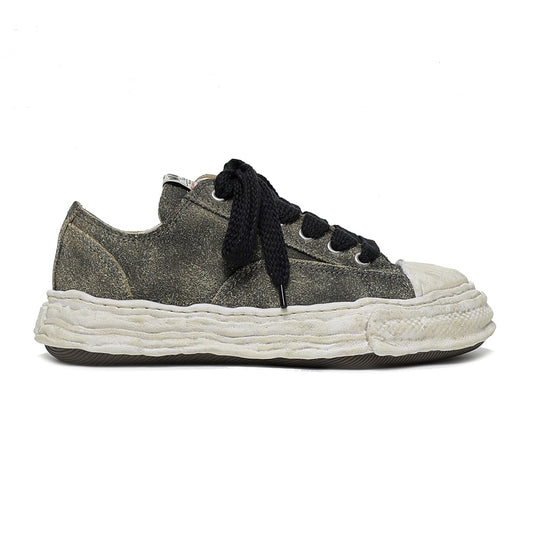 (PETERSON23) OG Sole Vintage Suede Low-top Sneaker BLACK