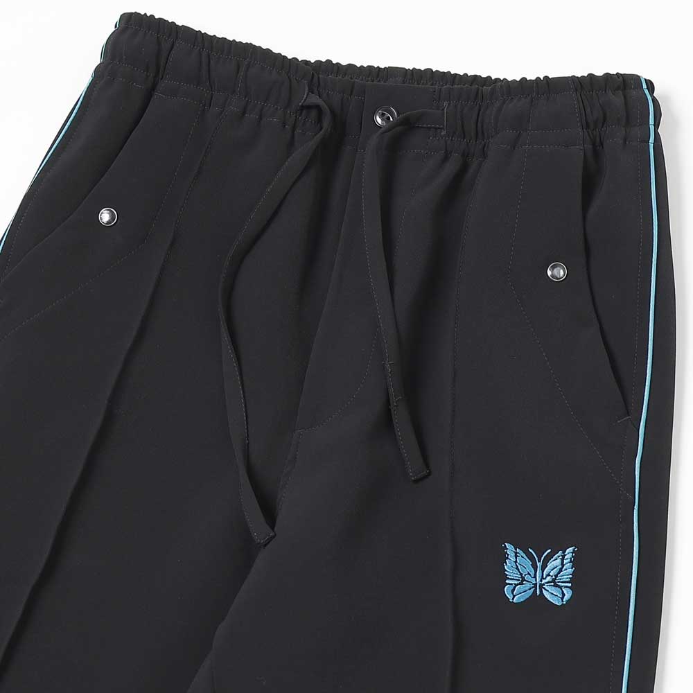 Needles ニードルス PIPING COWBOY PANTS 黒×紫 NEEDLES] ニードルズ PIPING COWBOY PANT - DOUBLE CLOTH(BLACK)
