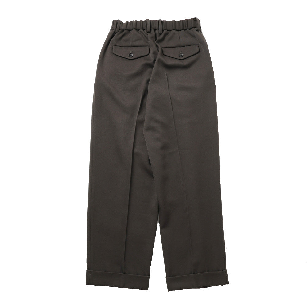 DOUBLE PLEATED SEMI EASY TROUSERS POLWARTH TUXEDO CLOTH