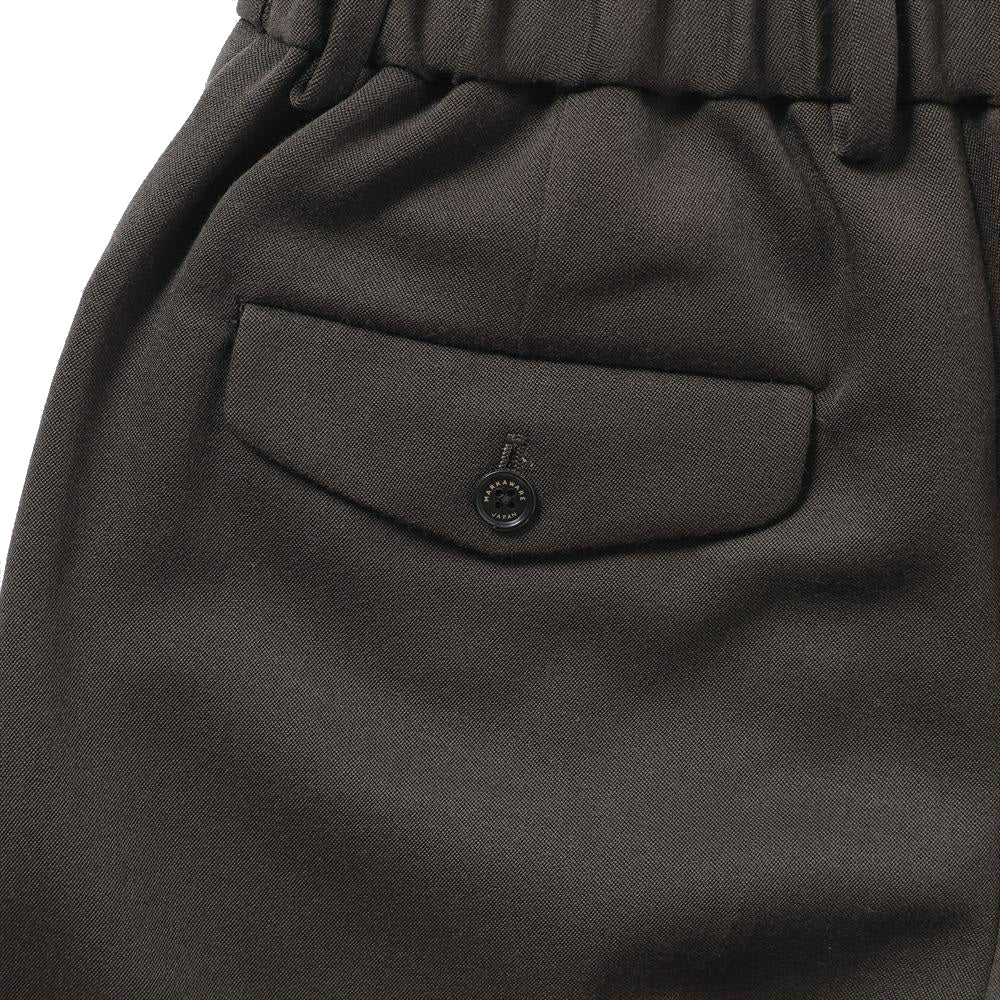 DOUBLE PLEATED SEMI EASY TROUSERS POLWARTH TUXEDO CLOTH