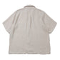 OPEN COLLAR S/S SHIRT HEMP