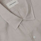 OPEN COLLAR S/S SHIRT HEMP