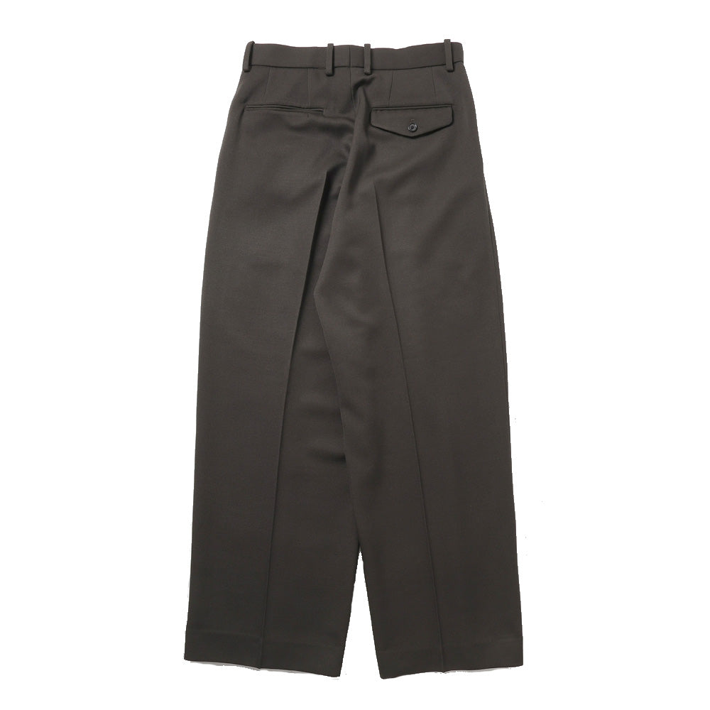 FLAT FRONT WIDE TROUSERS POLWARTH TUXEDO CLOTH