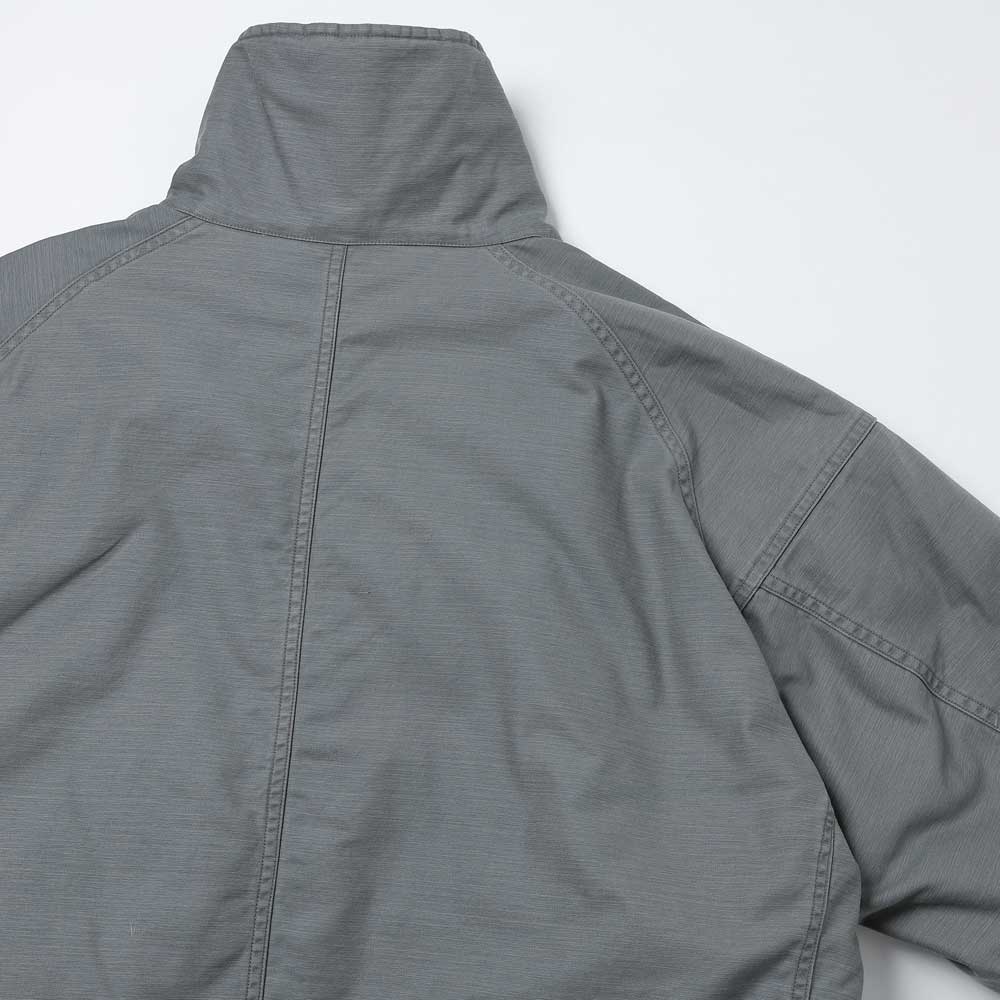 TROOPER PUFF COAT COTTON BACKSATIN PIGMENT DYE WITH WINDSTOPPER