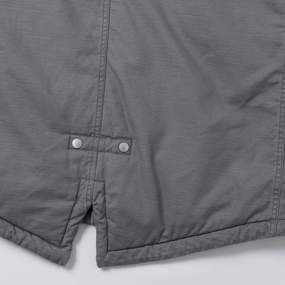 TROOPER PUFF COAT COTTON BACKSATIN PIGMENT DYE WITH WINDSTOPPER